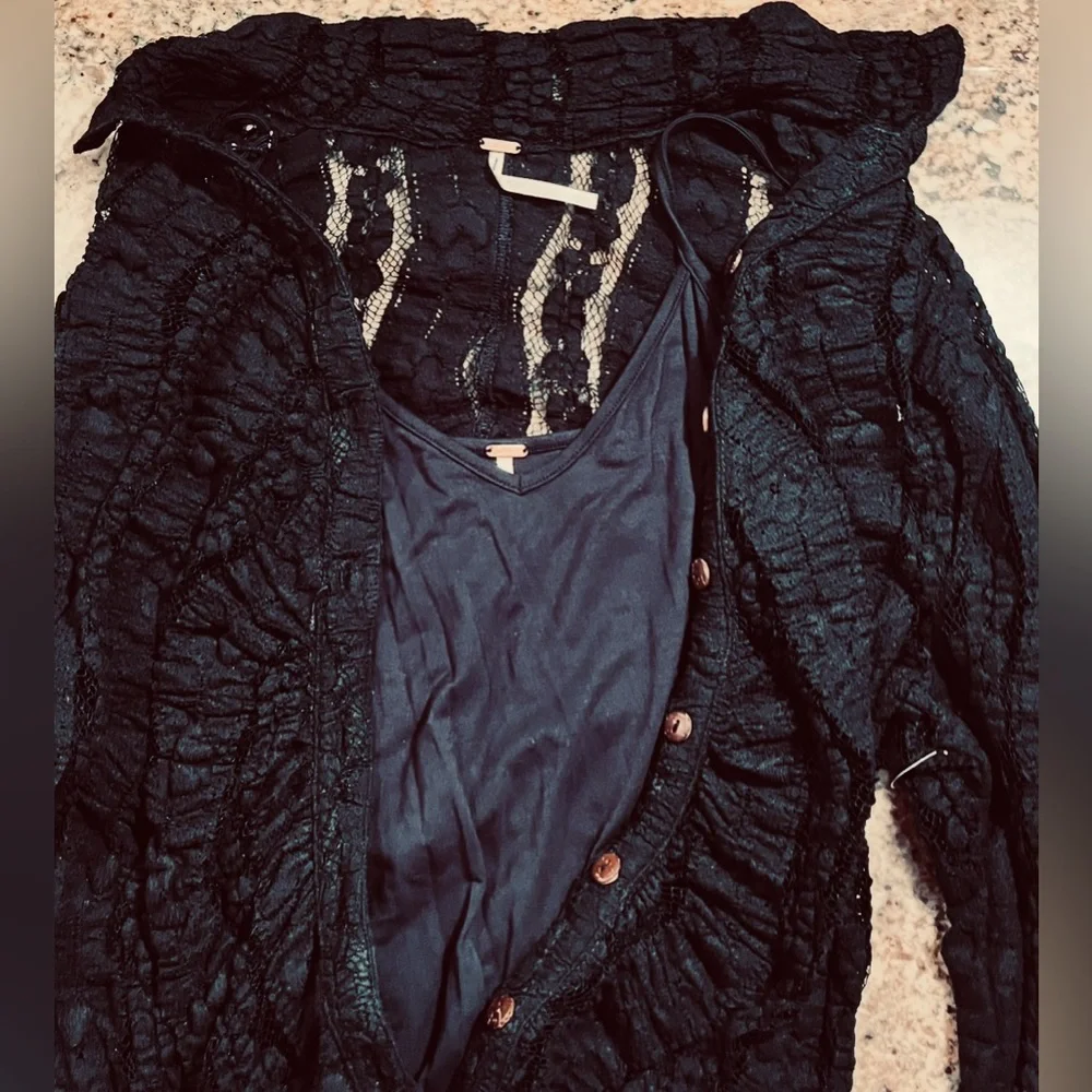 NWT Free People Shayla Lace Mini Dress - Picture 11 of 15